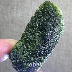 119.7Ct MOLDAVITE From Czech Republic From Meteorite Impact With Chips