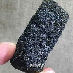 119.7Ct MOLDAVITE From Czech Republic From Meteorite Impact With Chips