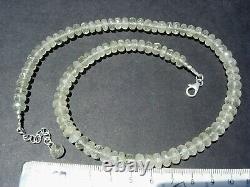 142 carats 8x4 down to 7x4mm beads Libyan Desert Glass Necklace Meteorite Impact