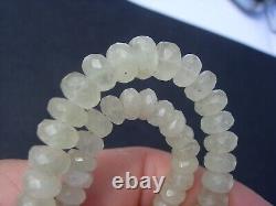 152 carats 8x5 down to 7x4mm beads Libyan Desert Glass Necklace Meteorite Impact