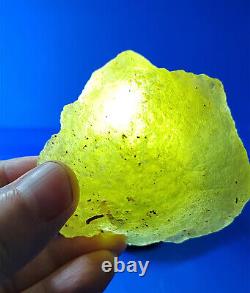 158.9g Libyan Desert Glass Meteorite Tektite impact specimen Dimples GEM