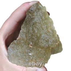 170g LIBYAN DESERT GLASS Crystal Gold Tektite Meteorite Impact TE06