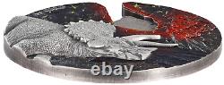 2021 Niue Impact Moments Meteorite 2 oz Silver High Relief Coin