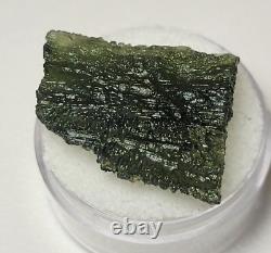 23.6 carats 24mm long Czech Republic Moldavite from Meteorite Impact