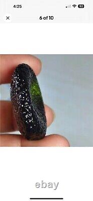 30.4g Green GEM MOLDAVITE Meteorite Impact Glass Czech