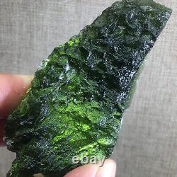 333.3Ct MOLDAVITE From Czech Republic From Meteorite Impact With Chips