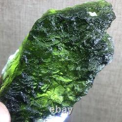 333.3Ct MOLDAVITE From Czech Republic From Meteorite Impact With Chips