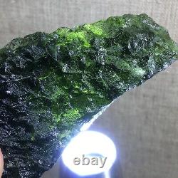 333.3Ct MOLDAVITE From Czech Republic From Meteorite Impact With Chips