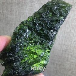 333.3Ct MOLDAVITE From Czech Republic From Meteorite Impact With Chips