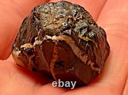 38gr. Black hexagonal meteorite impact diamond $ discount