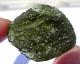 59.3 Carats 36x28x9mm Moldavite From Czech Republic Meteorite Impact With Coa