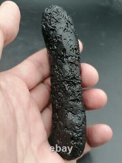 Angel Chime XXL Tektite Indochinite Rod 108,97g / 11,2cm Meteorite Impact Glass