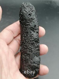 Angel Chime XXL Tektite Indochinite Rod 108,97g / 11,2cm Meteorite Impact Glass