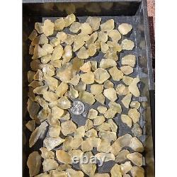 Libyan Desert Glass Meteorite Tektite Impact Cantimani 5000 crt Wholesale Lot