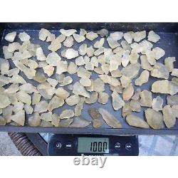 Libyan Desert Glass Meteorite Tektite Impact Cantimani 5000 crt Wholesale Lot