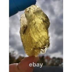 Libyan Desert Glass Meteorite Tektite Impact Specimen 650crt Natural Holes