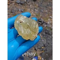 Libyan Desert Glass Meteorite Tektite Impact Specimen 650crt Natural Holes