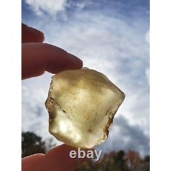 Libyan Desert Glass Meteorite Tektite Impact Specimen 700 crt Dimples Gem AAAAA