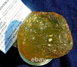 Libyan Desert Glass Meteorite Tektite impact Cantimani(1135 ct)#1 of its kind