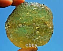 Libyan Desert Glass Meteorite Tektite impact Cantimani(1135 ct)#1 of its kind