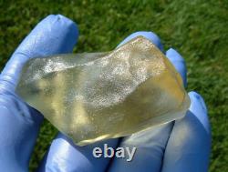 Libyan Desert Glass Meteorite Tektite impact Cintamani(300 ct)Dimple yellow Gem