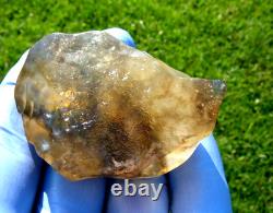 Libyan Desert Glass Meteorite Tektite impact Cintamani(310 ct)Dimple Green Gem