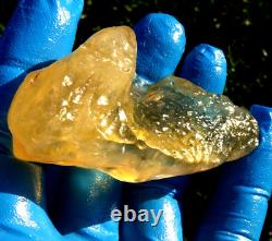 Libyan Desert Glass Meteorite Tektite impact Cintamani(400 crt) ancient tool