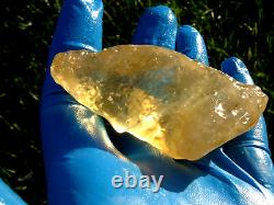 Libyan Desert Glass Meteorite Tektite impact Cintamani(400 crt) ancient tool