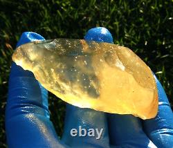 Libyan Desert Glass Meteorite Tektite impact Cintamani(400 crt) ancient tool