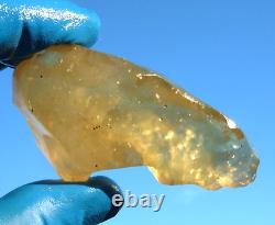 Libyan Desert Glass Meteorite Tektite impact Cintamani(400 crt) ancient tool