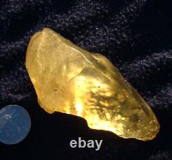 Libyan Desert Glass Meteorite Tektite impact Cintamani(400 crt) ancient tool