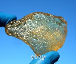 Libyan Desert Glass Meteorite Tektite impact Cintamani(650 ct) Dimples Gem AAAA