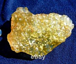 Libyan Desert Glass Meteorite Tektite impact Cintamani(760 ct)cristobalite Gem