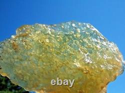 Libyan Desert Glass Meteorite Tektite impact Cintamani(760 ct)cristobalite Gem