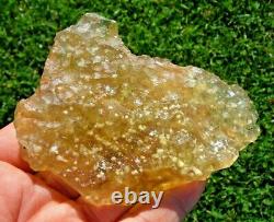 Libyan Desert Glass Meteorite Tektite impact Cintamani(760 ct)cristobalite Gem