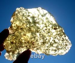 Libyan Desert Glass Meteorite Tektite impact Cintamani(760 ct)cristobalite Gem