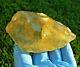 Libyan Desert Glass Meteorite Tektite Impact Cintamani(990 Crt)dimple Yellow Gem