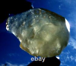 Libyan Desert Glass Meteorite Tektite impact Dimples (460 crt) Soft Flat Gem