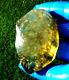 Libyan Desert Glass Meteorite Tektite Impact Dimples (465 Crt) Yellow Nice Gem