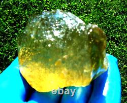 Libyan Desert Glass Meteorite Tektite impact Dimples (775 ct)dimples Green Gem