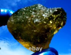 Libyan Desert Glass Meteorite Tektite impact Dimples (775 ct)dimples Green Gem