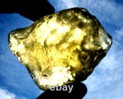 Libyan Desert Glass Meteorite Tektite impact Dimples (775 ct)dimples Green Gem