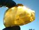 Libyan Desert Glass Meteorite Tektite Impact Dimples (820 Crt) Dark Inside Gem