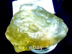 Libyan Desert Glass Meteorite Tektite impact specimen(1000 crt)Gem Cristobalite