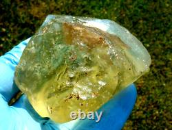 Libyan Desert Glass Meteorite Tektite impact specimen(1000 crt)Gem Cristobalite