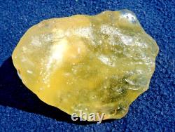 Libyan Desert Glass Meteorite Tektite impact specimen(1000 crt)Gem Cristobalite