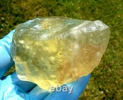 Libyan Desert Glass Meteorite Tektite impact specimen(1000 crt)Gem Cristobalite