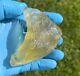 Libyan Desert Glass Meteorite Tektite Impact Specimen(1005 Crt)dimples Gem Aaaa