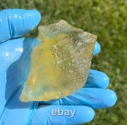 Libyan Desert Glass Meteorite Tektite impact specimen(1005 crt)Dimples Gem AAAA