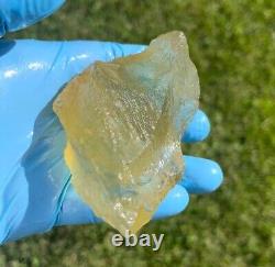 Libyan Desert Glass Meteorite Tektite impact specimen(1005 crt)Dimples Gem AAAA